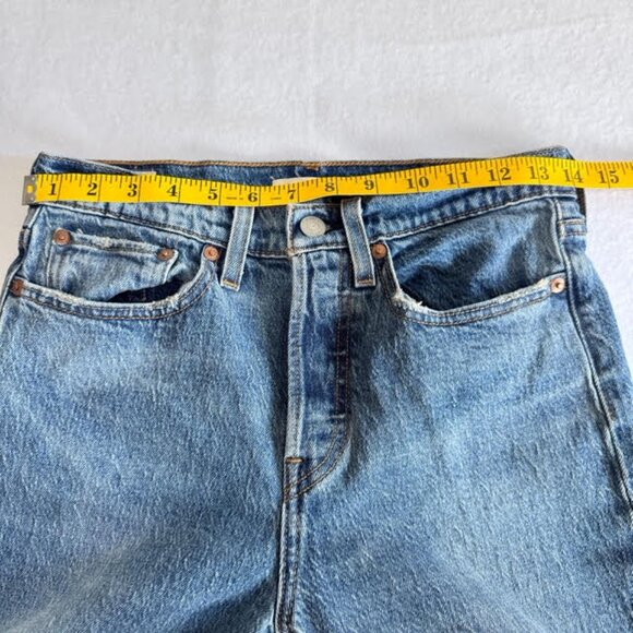 LEVI'S Wedgie Icon Fit Straight Leg Button Fly Jeans - Picture 12 of 15